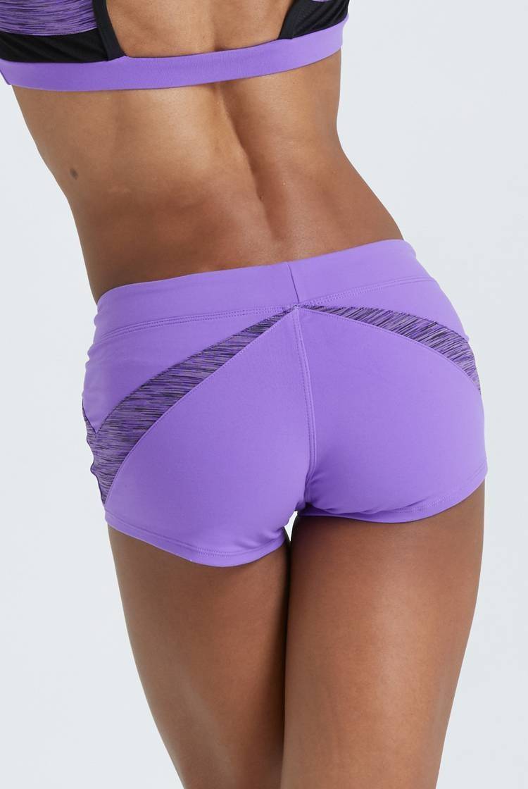 Astro Shorts Fitted Wear - Bottoms - Shorts Jo+Jax Purple/Purple Space Dye X-Small Adult 