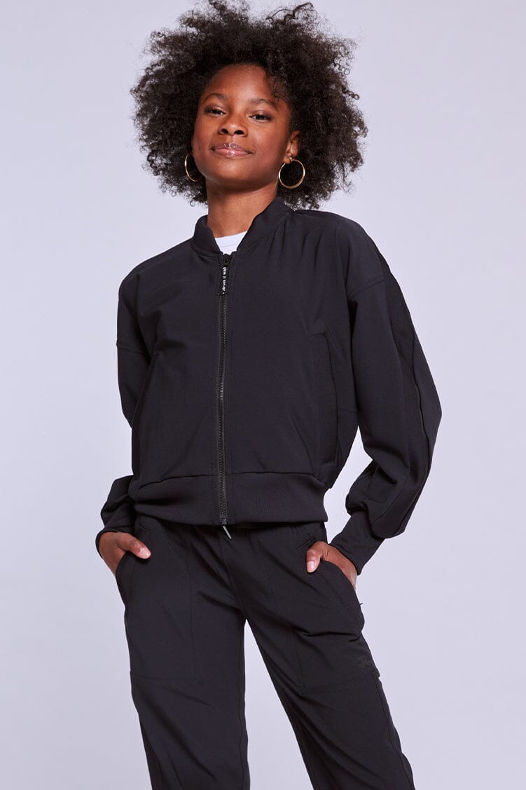 Be Free Jacket To & From - Tops - Jackets Jo+Jax Black Youth X-Small