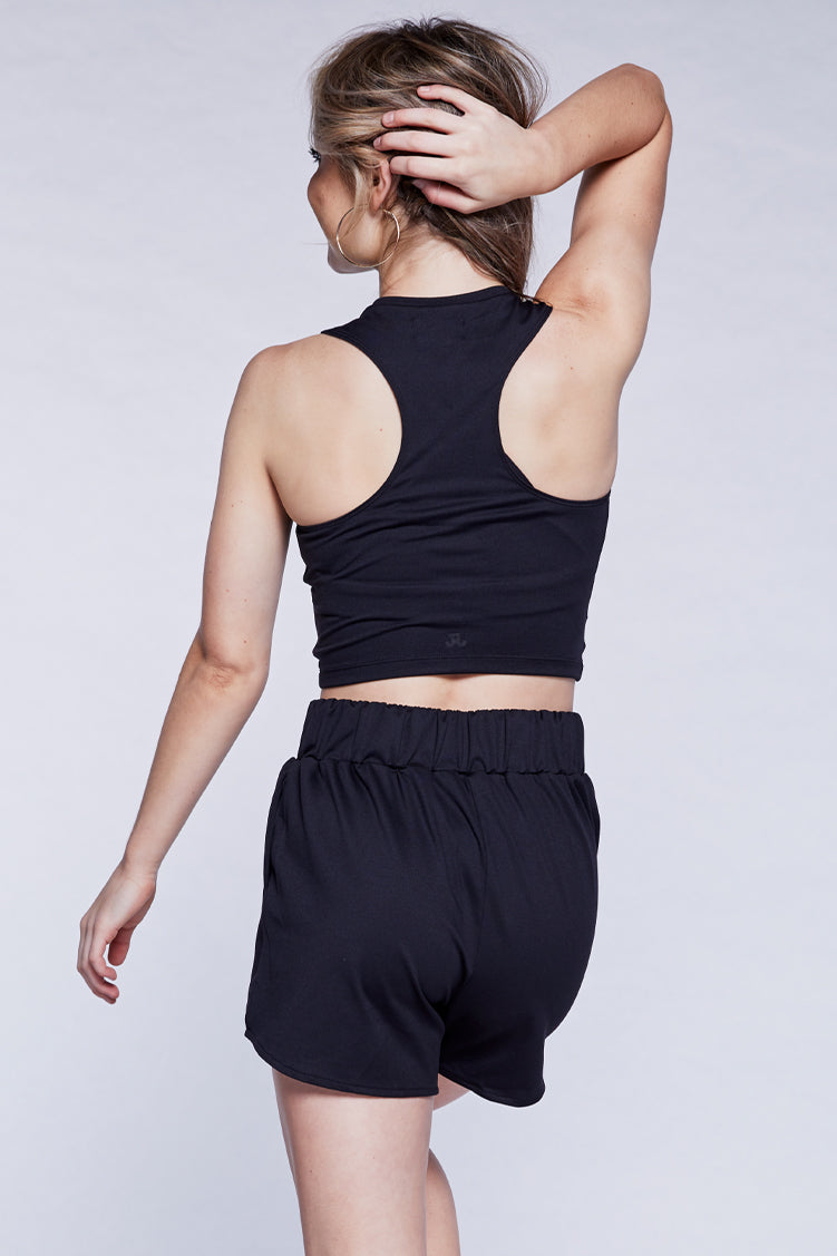 Fitted sales black shorts