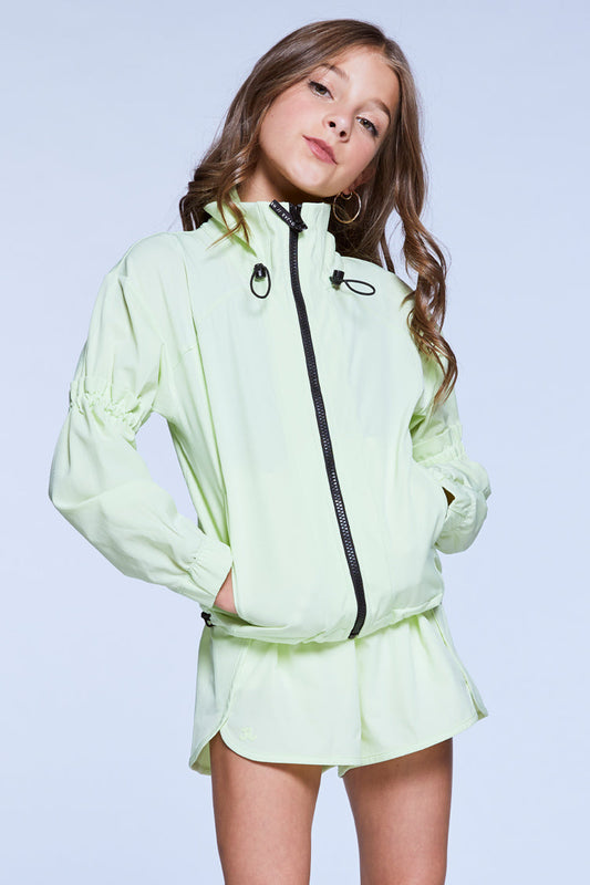 Icon Jacket To & From - Tops - Jackets Jo+Jax Lemon Lime Youth X-Small 