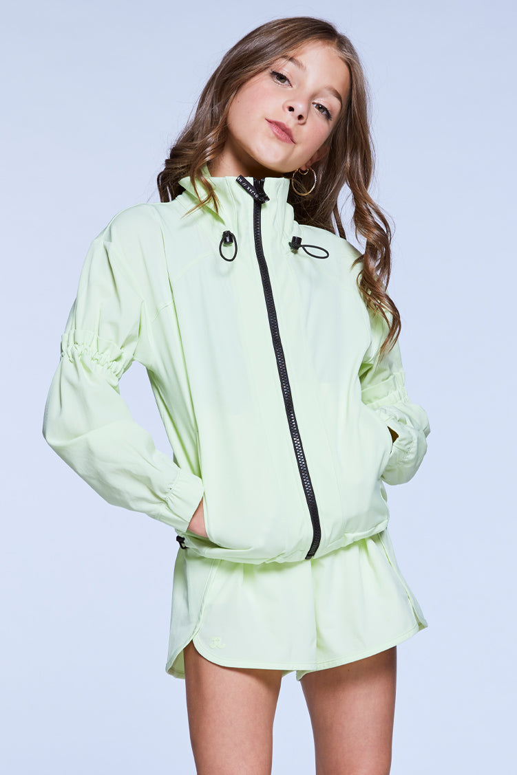 Icon Jacket To & From - Tops - Jackets Jo+Jax Lemon Lime Youth X-Small 