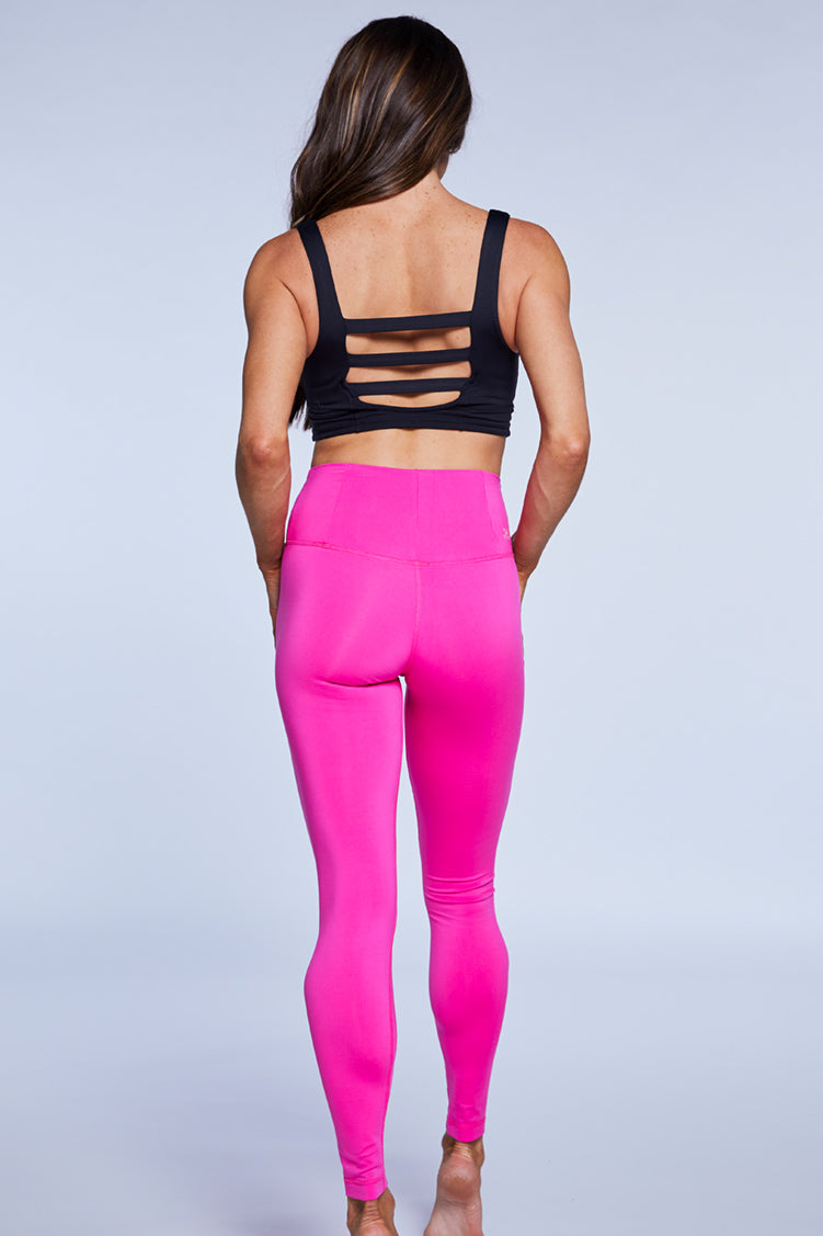 Jenna Corset Leggings GoGo Pink Fitted Wear - Bottoms - Leggings Jo+Jax 