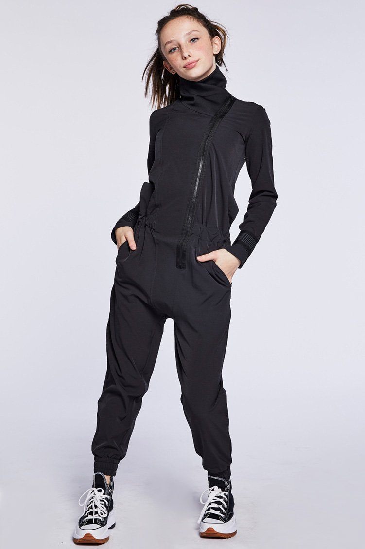 Para Jumpsuit To & From - One Pieces - Unitards Jo+Jax Black Youth Small 