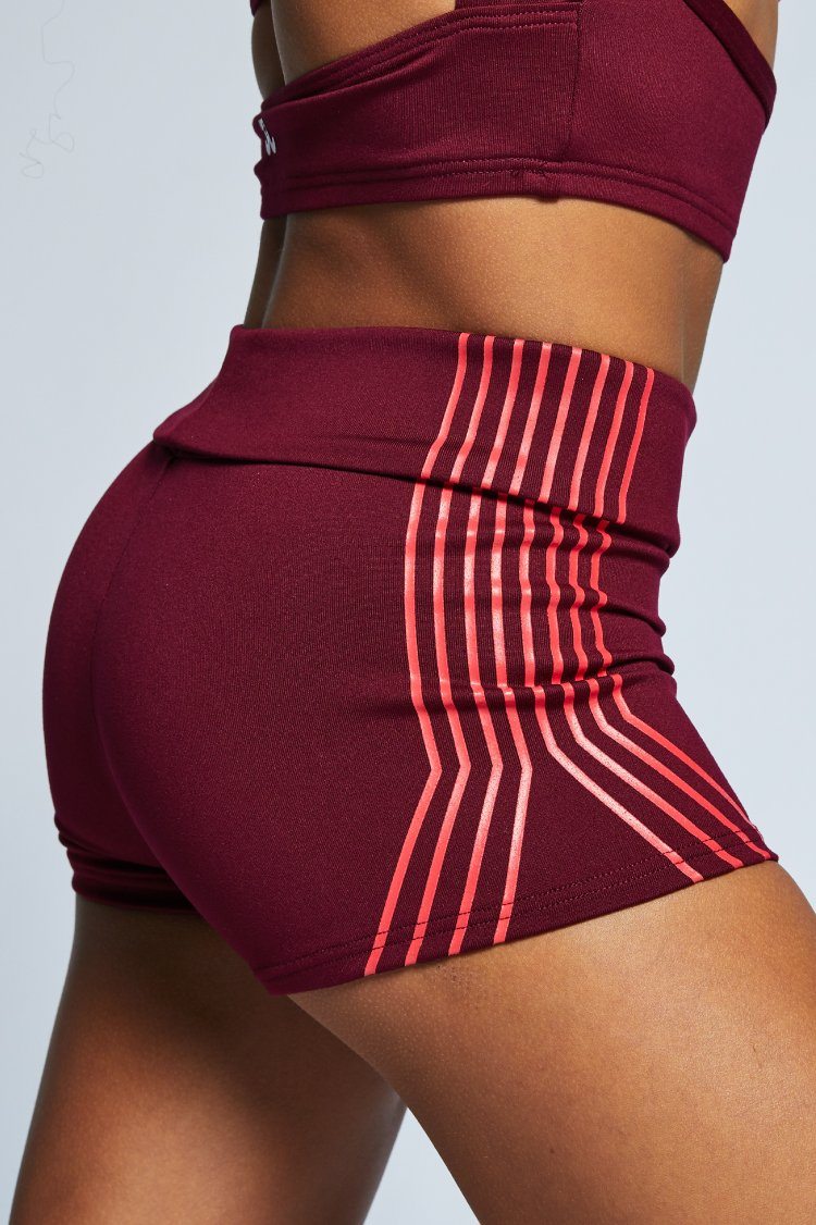 River Shorts Fitted Wear - Bottoms - Shorts Jo+Jax Crimson Medium Adult 