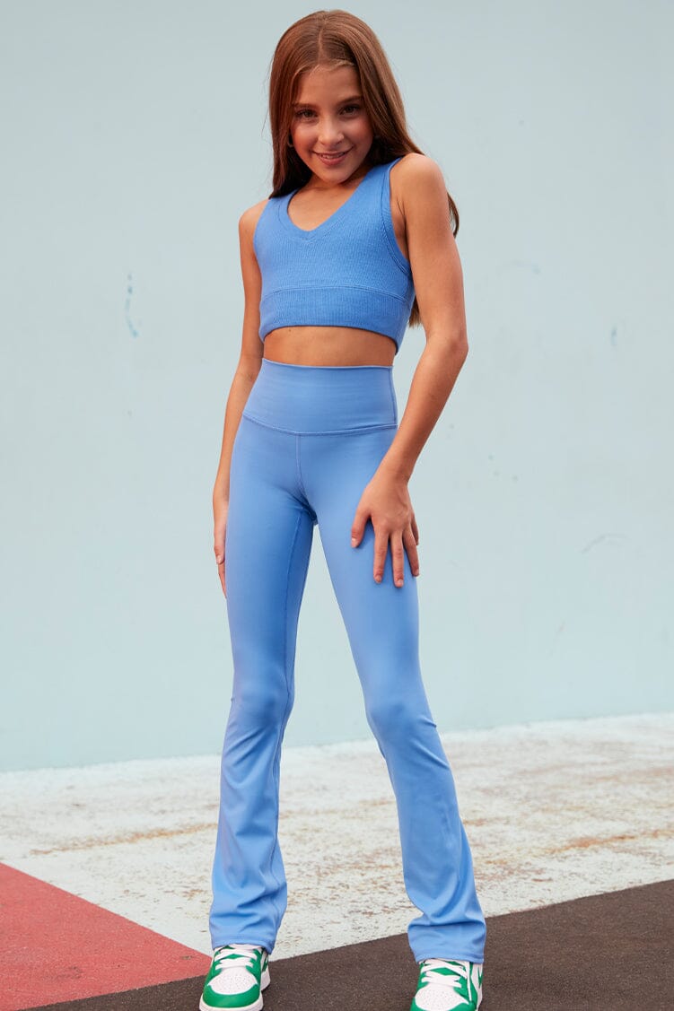 Rock It Crop Fitted Wear - Tops - Crop Jo+Jax Frost Youth Small 