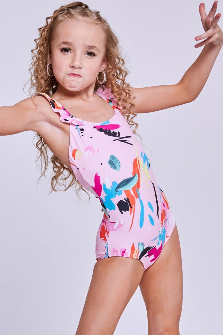 Ruffled Up Leo Fitted Wear - One Pieces - Leotards Jo+Jax 