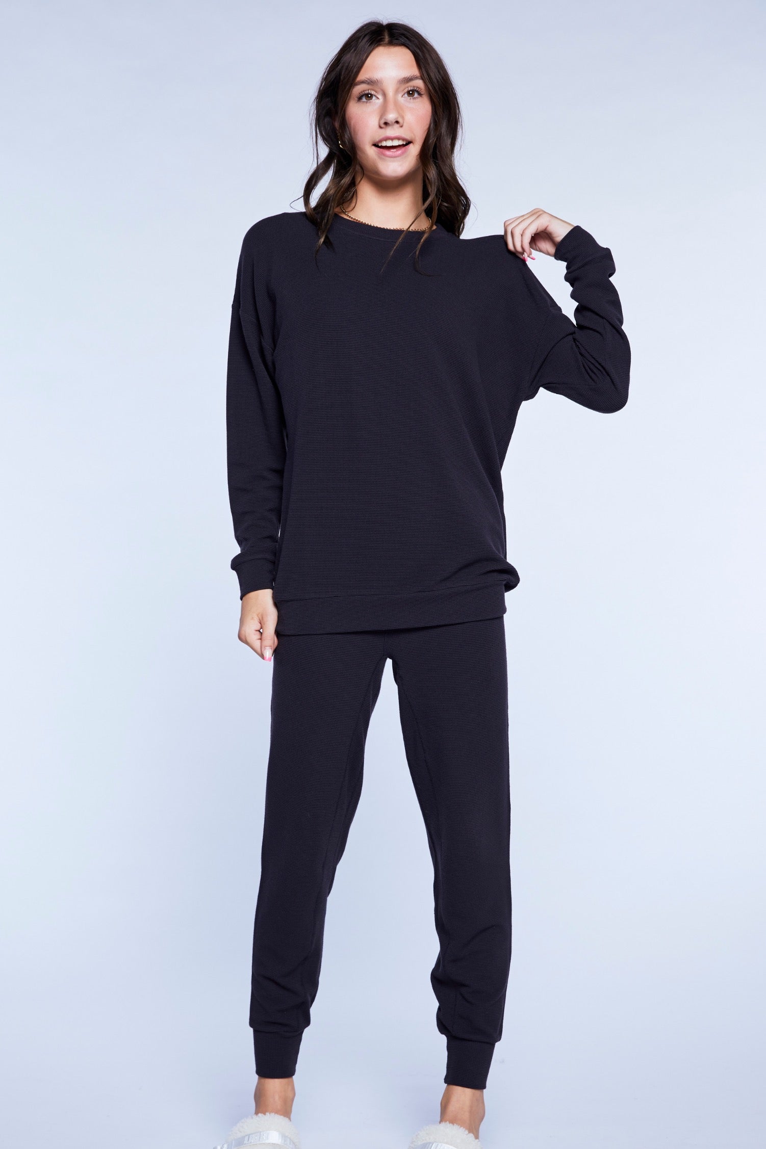 Sunset Pullover To & From - Tops - Pullovers Jo+Jax Black XX-Small Adult 