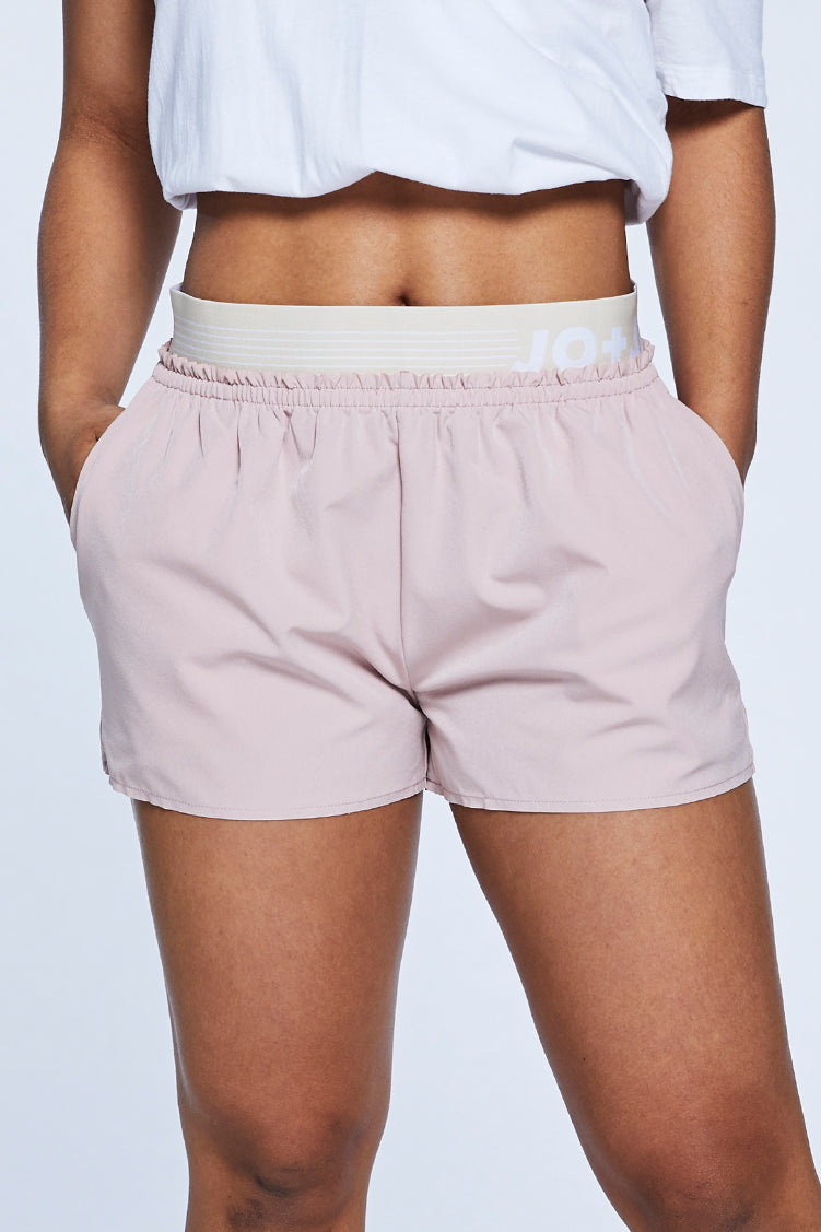 Tempo Shorts To & From - Bottoms - Shorts Jo+Jax Pink Sand/Cream XX-Small Adult 